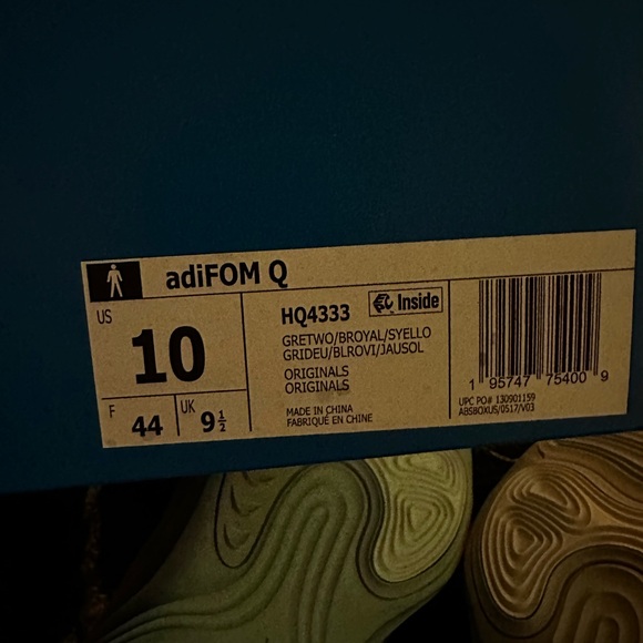 Adidas  Fom Q. New with tags. Men’s size 10 - Picture 5 of 5